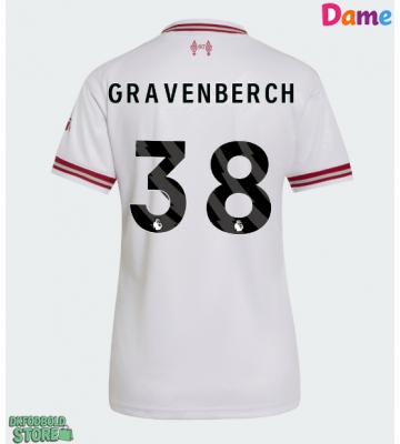 Liverpool Ryan Gravenberch #38 Replika Udebanetrøje Dame 2026-27 Kortærmet